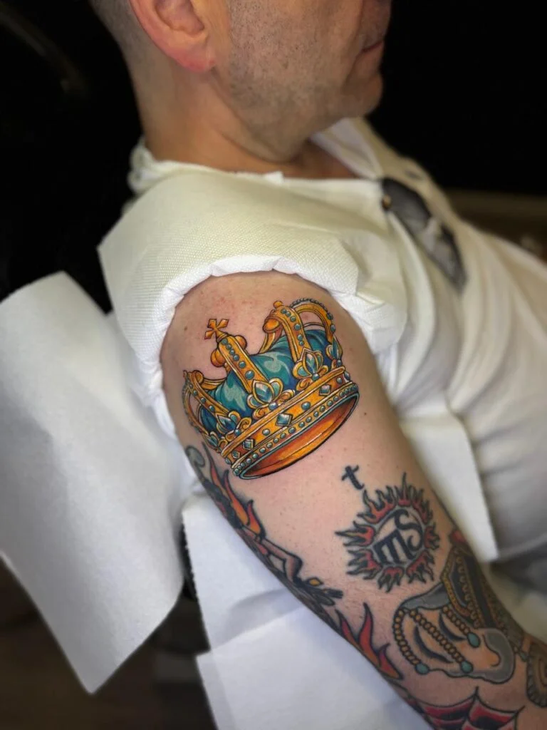 Color tattoo example
